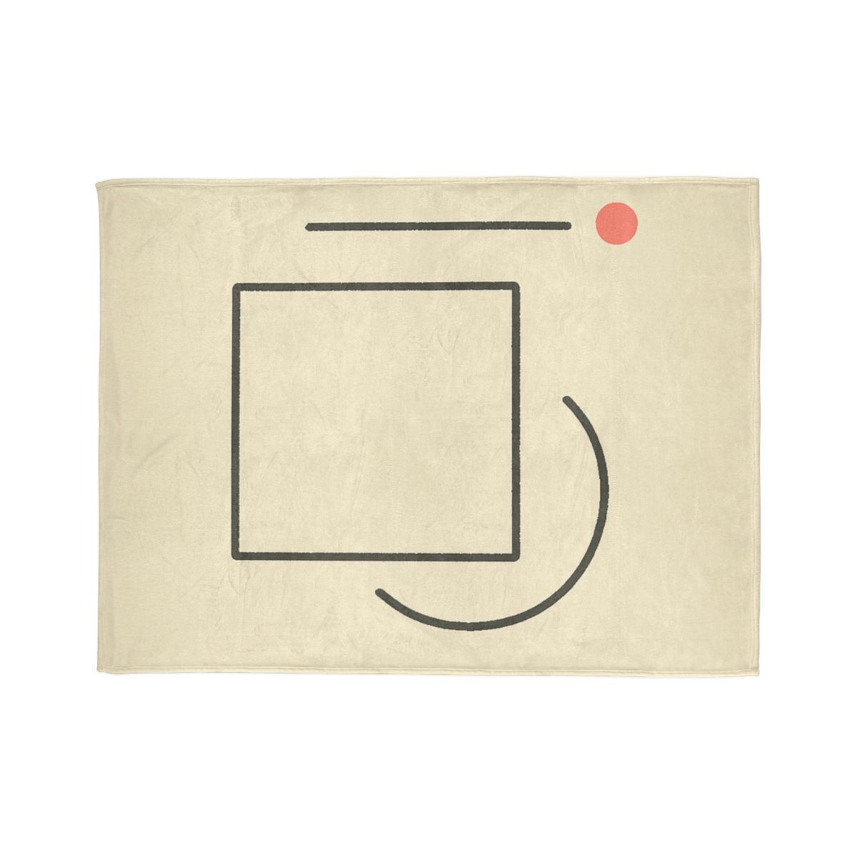 Offset Frame With Crescent Anchor warm winter blankets