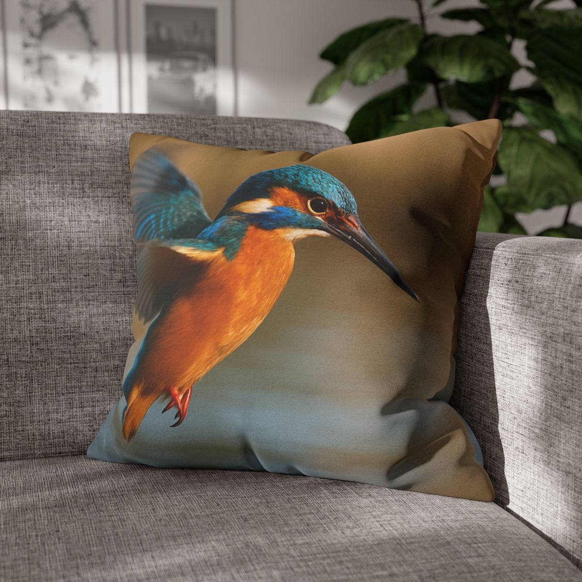 Sky Arrow Kingfisher custom pillow cases