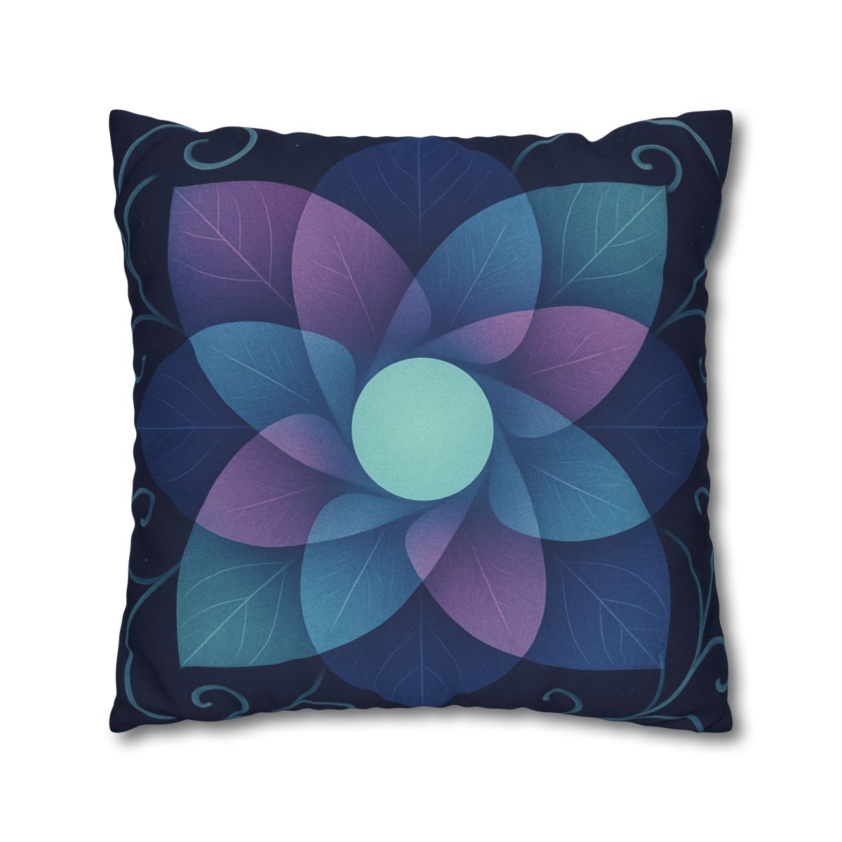 Petal Aperture Kaleidoscope soft cotton pillow cases