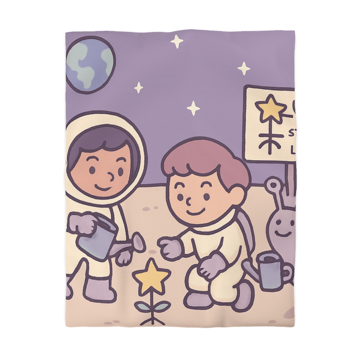 Moon Gardeners Planting Stardust Seeds custom duvets