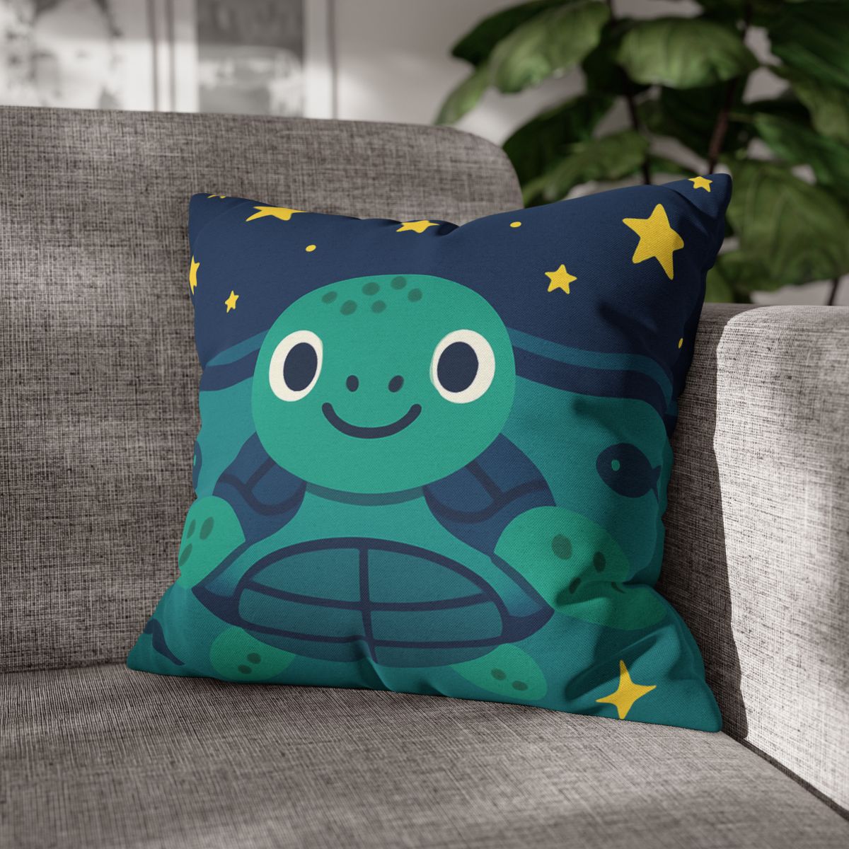Starlight Sea Turtle comfortable bedding pillow covers