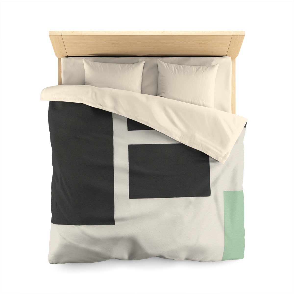 Offset Rectangle Quartet designer printed duvets