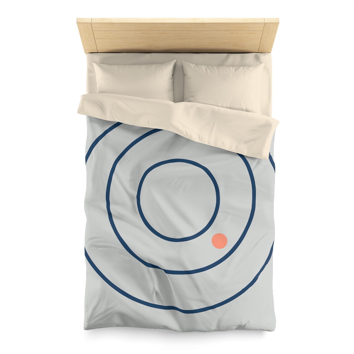 Three Calm Rings With Accent Dot personalized bedding duvets