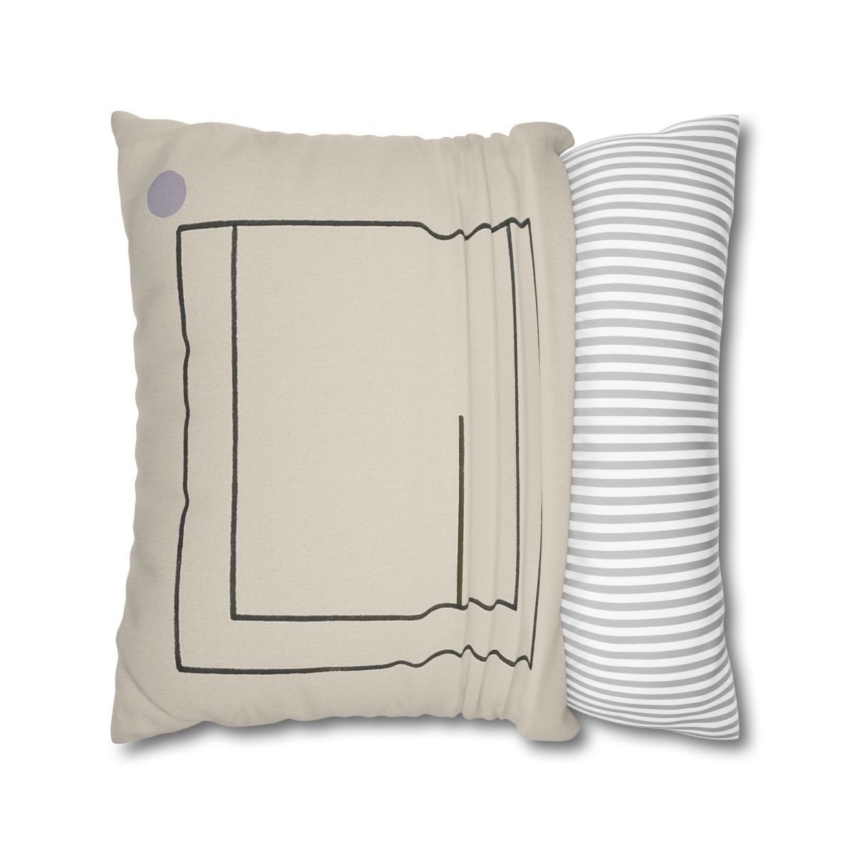 Nested Square And Crossing Short Line comfortable bedding pillow covers