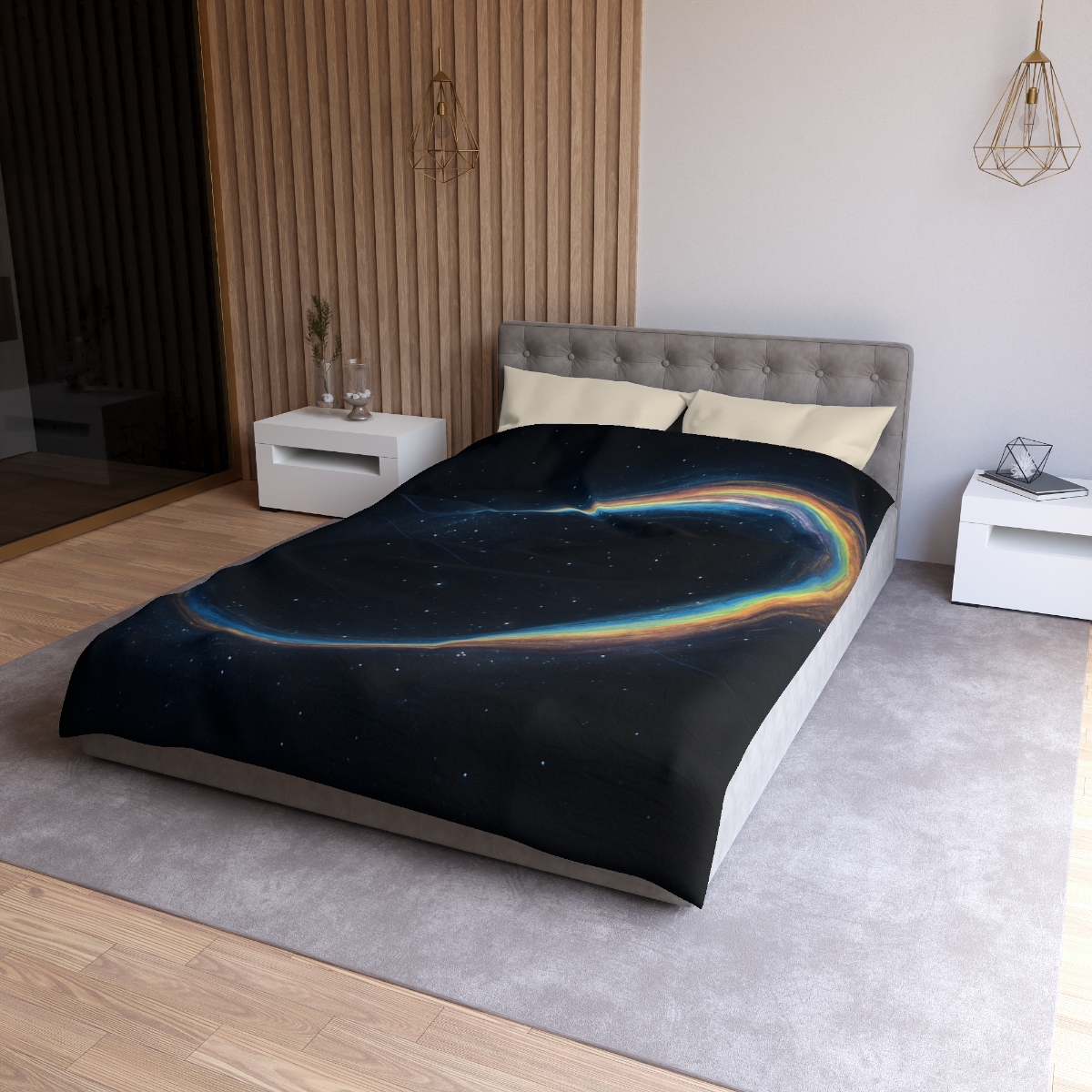 Prismatic Gravity Lens Drift duvets for gifts