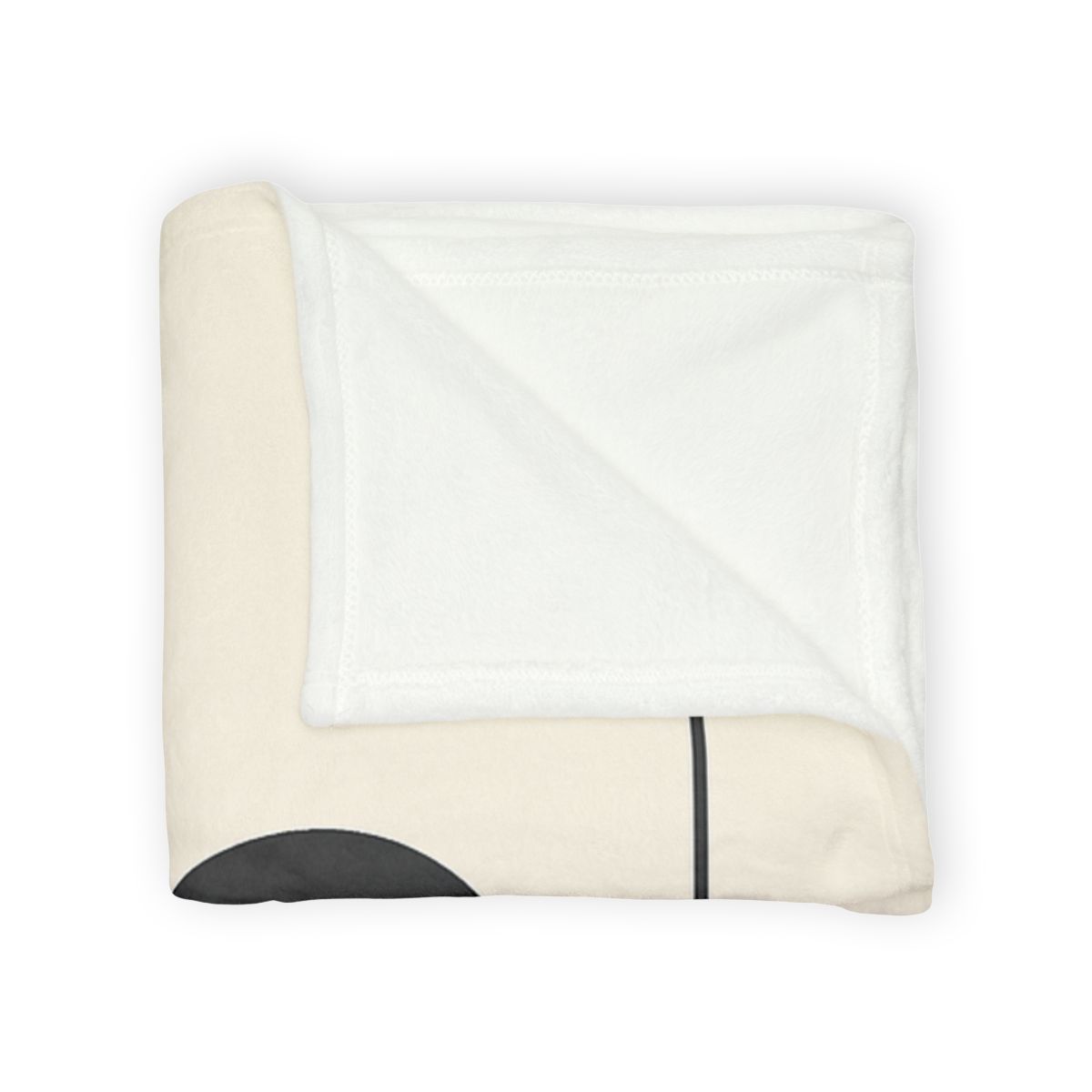 Offset Frame With Twin Disks personalized cozy blankets