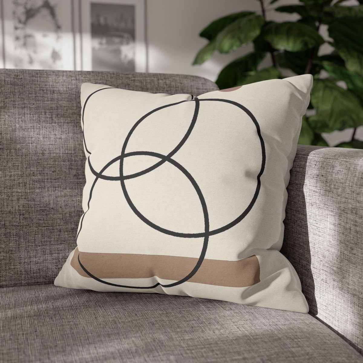 Staggered Rings And Slim Bar comfortable bedding pillow covers