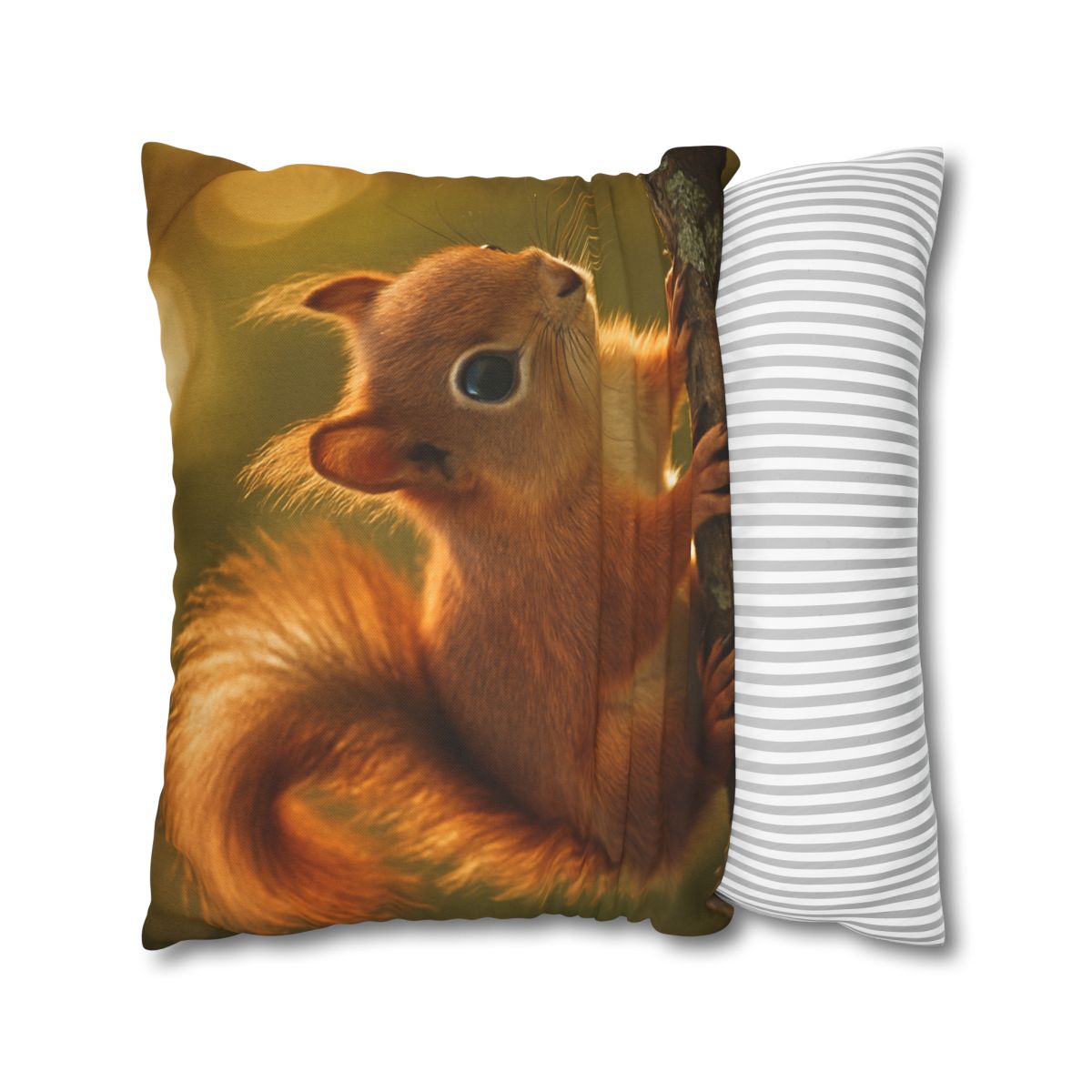 Sunrise Forager Red Squirrel comfortable bedding pillow covers
