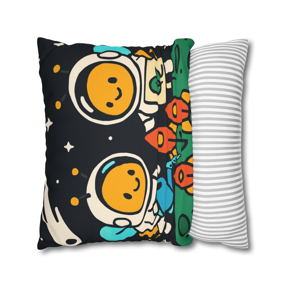 Rocket Garden Of The Bumblebee Astronauts comfortable bedding pillow covers