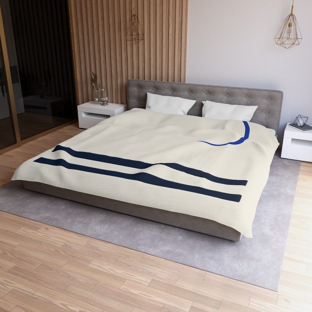 Stepped Bars Under A Crescent stylish duvet covers