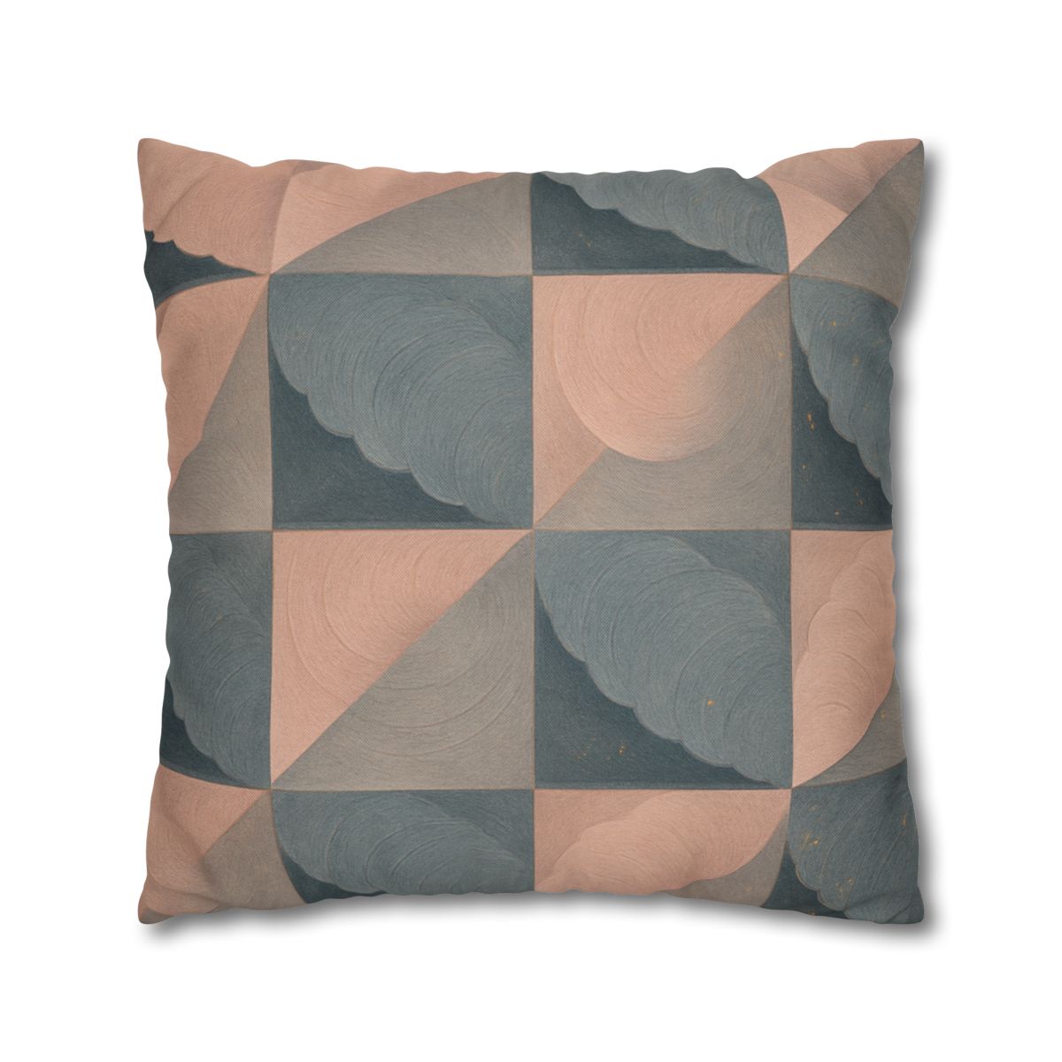 Petal Ripple Grid designer print pillow cases