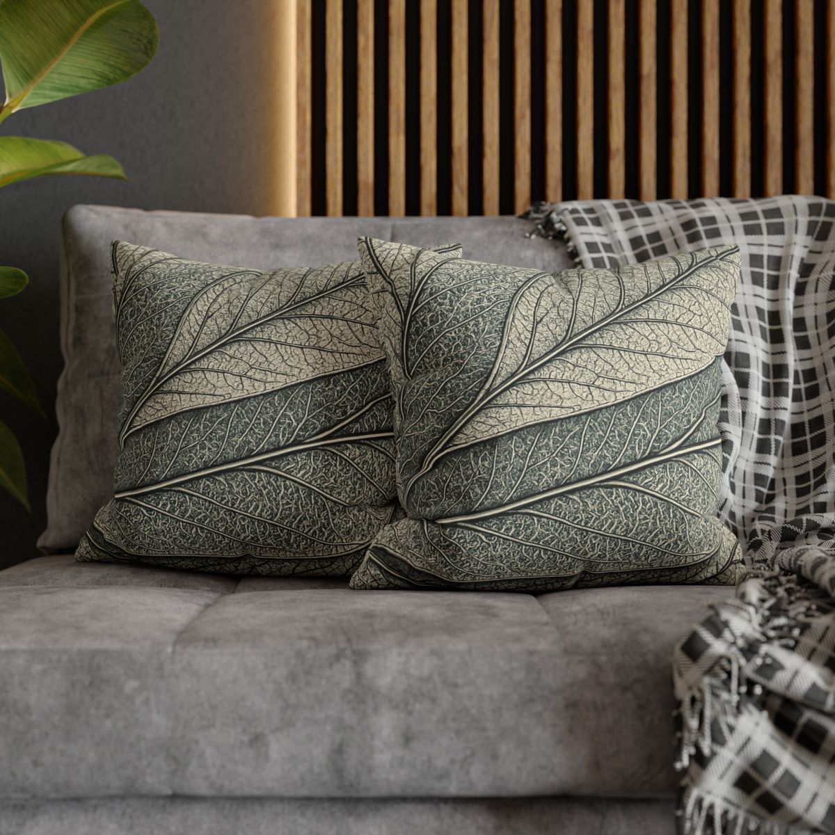 Vein Map Filigree soft cotton pillow cases