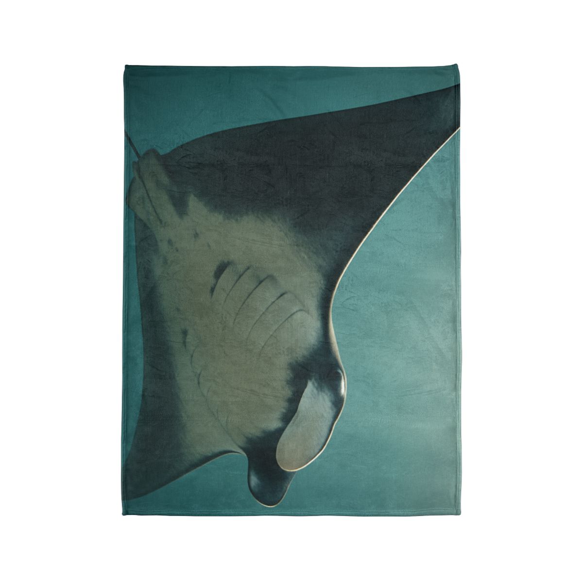 Silent Glide Giant Manta Ray custom blankets