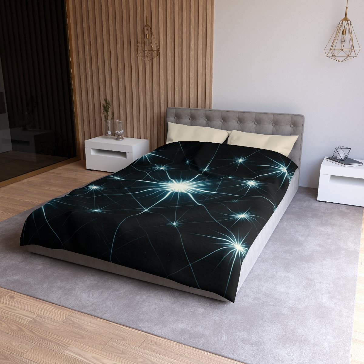 Starburst Choir Lattice custom duvets