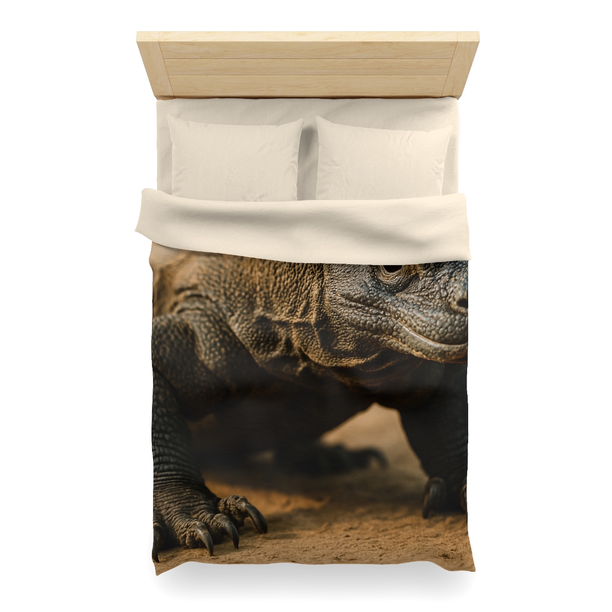 Ancient Sentinel Komodo Dragon unique patterned duvets