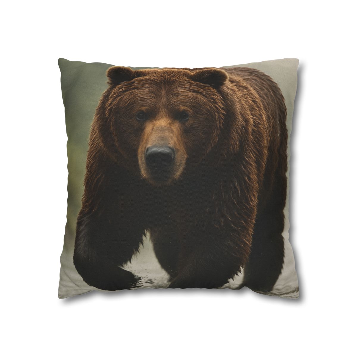 River King Grizzly Bear soft cotton pillow cases
