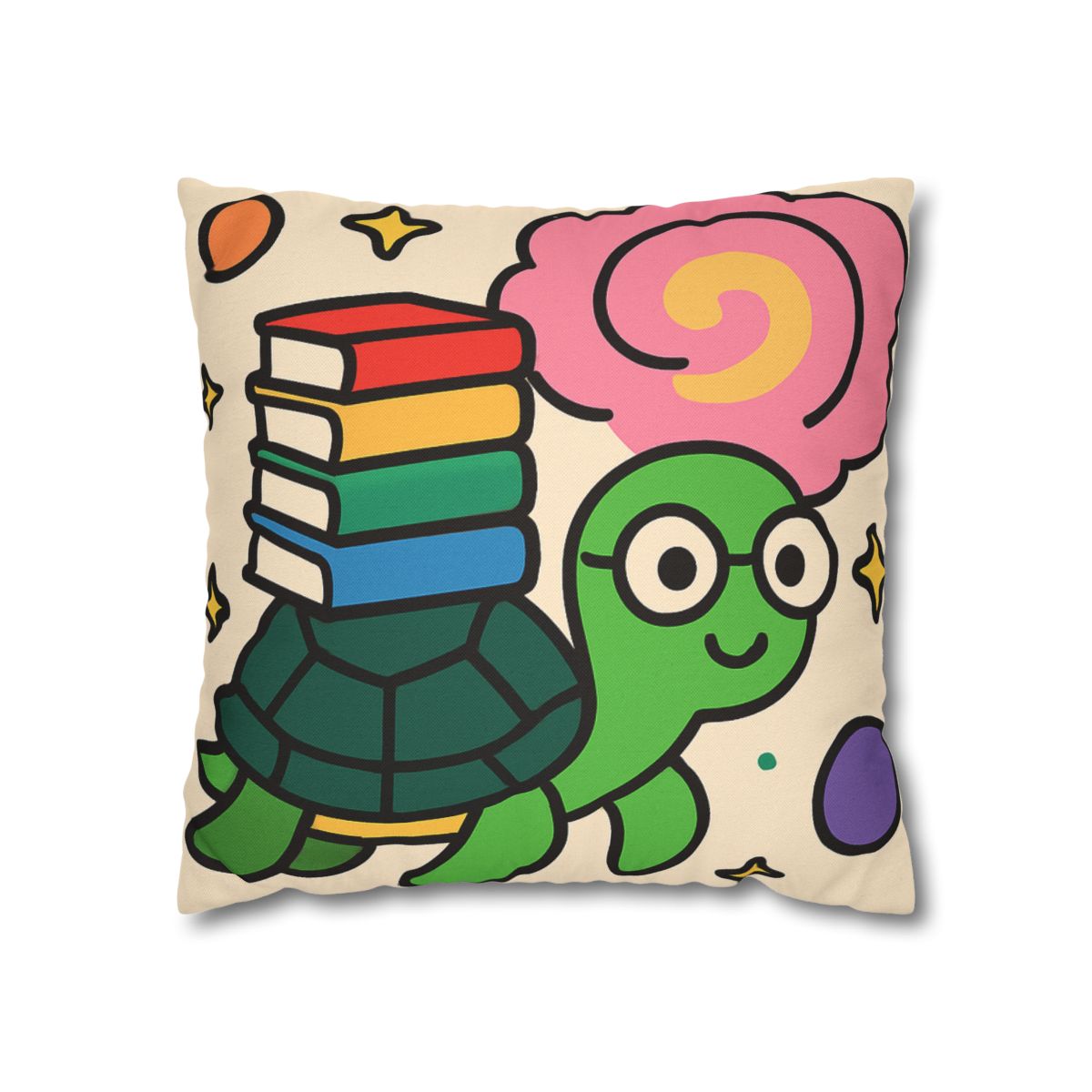 Nebula Library Turtle trendy patterned pillow cases