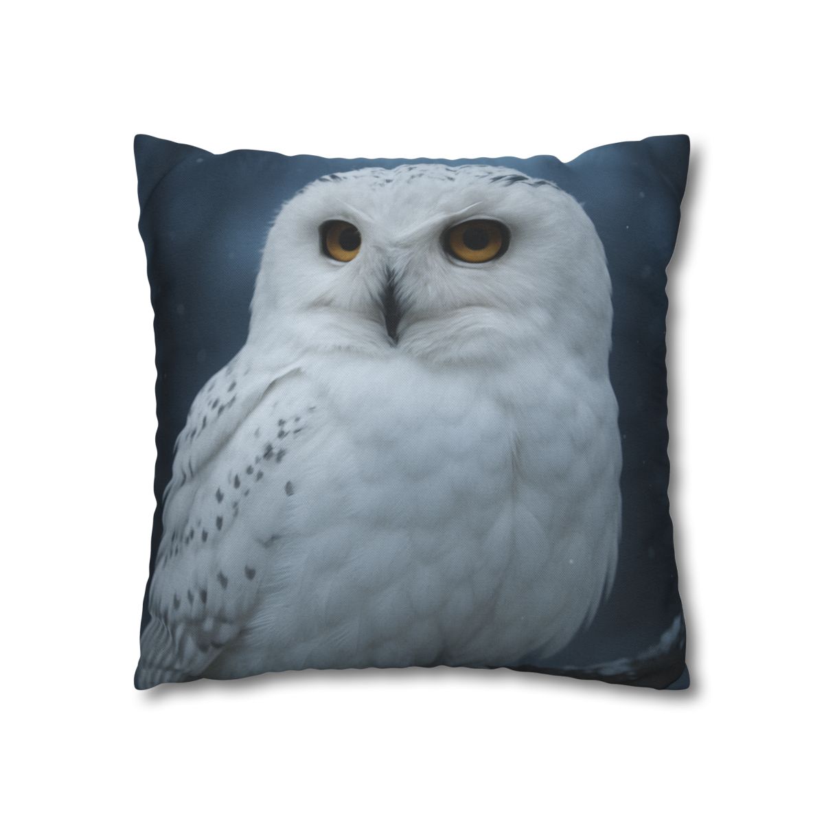 Twilight Watcher Snowy Owl personalized pillow covers