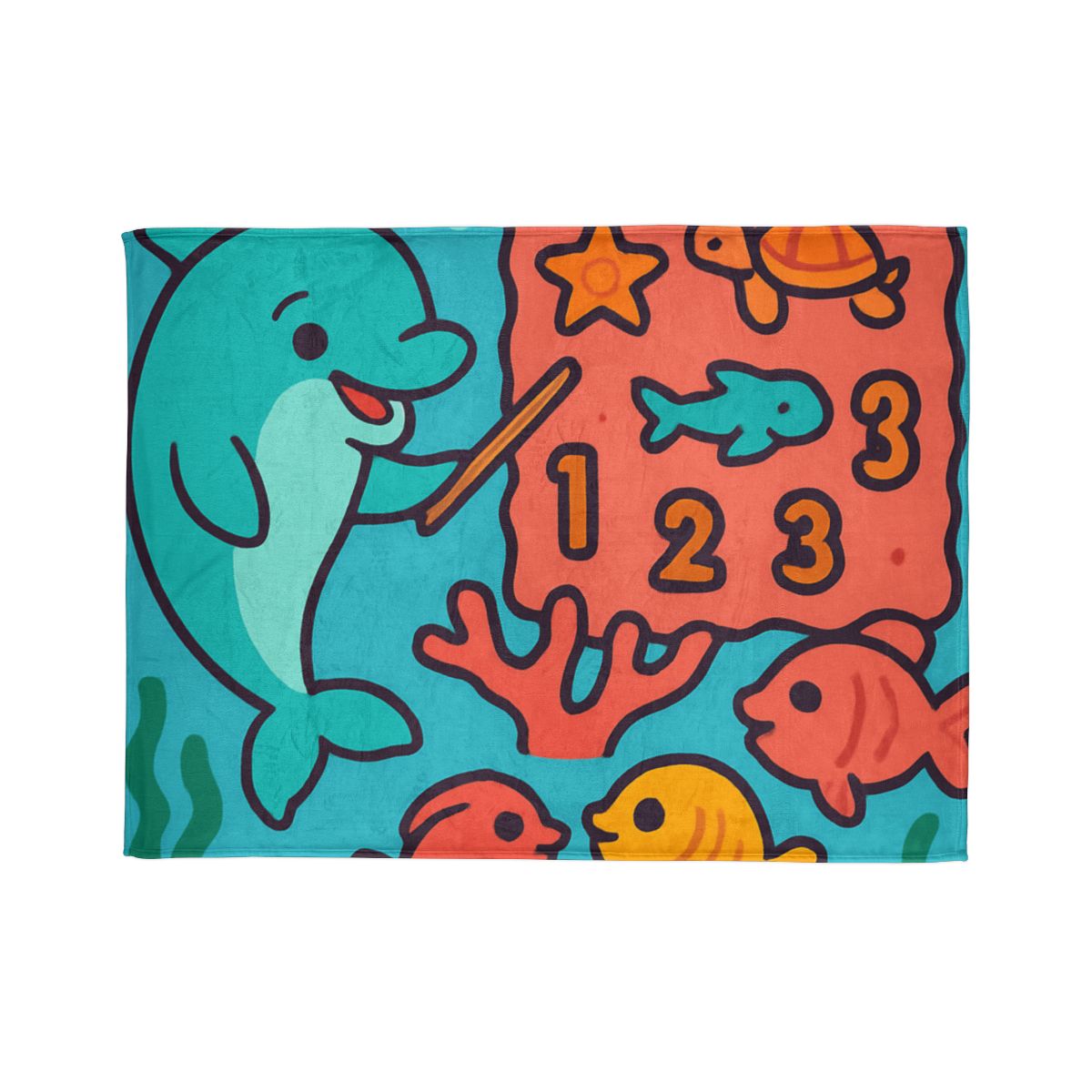 Cosmic Coral Reef Classroom unique gift blanketscustom blankets