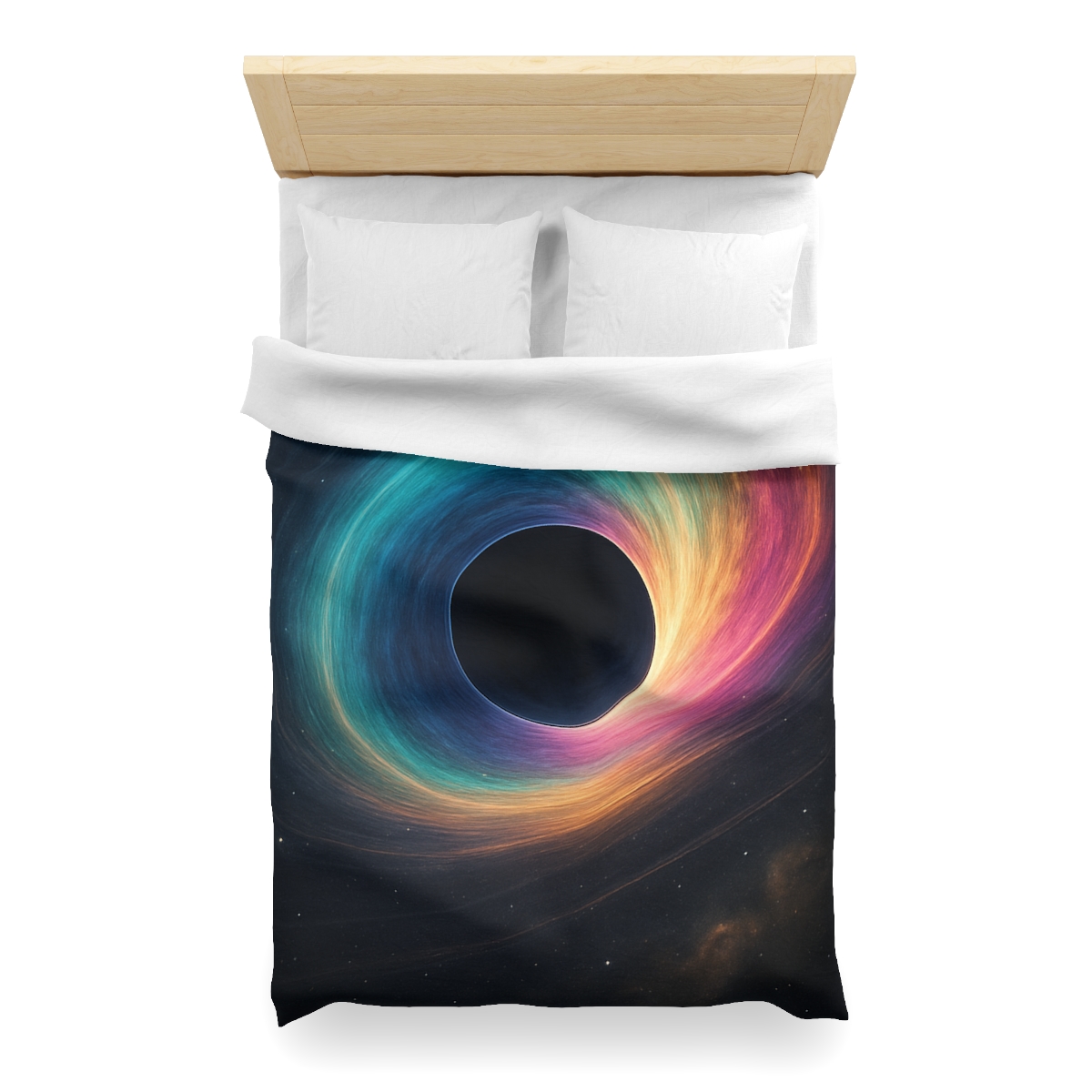 Prismatic Singularity Bloom personalized bedding duvets