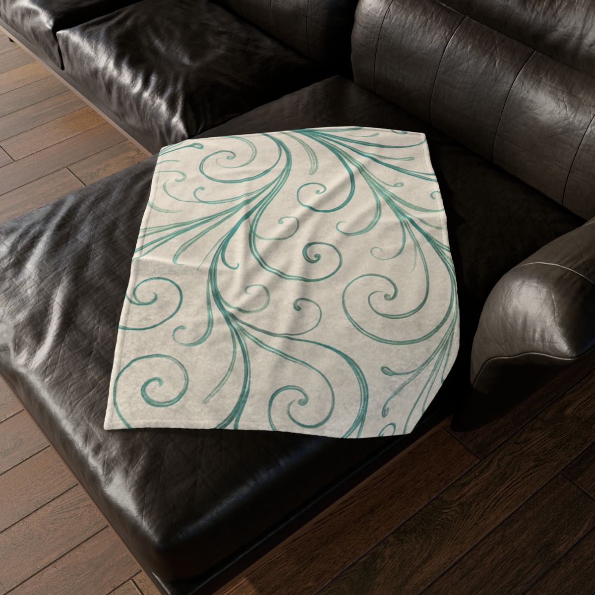 Tendril Wave Filigree warm winter blankets