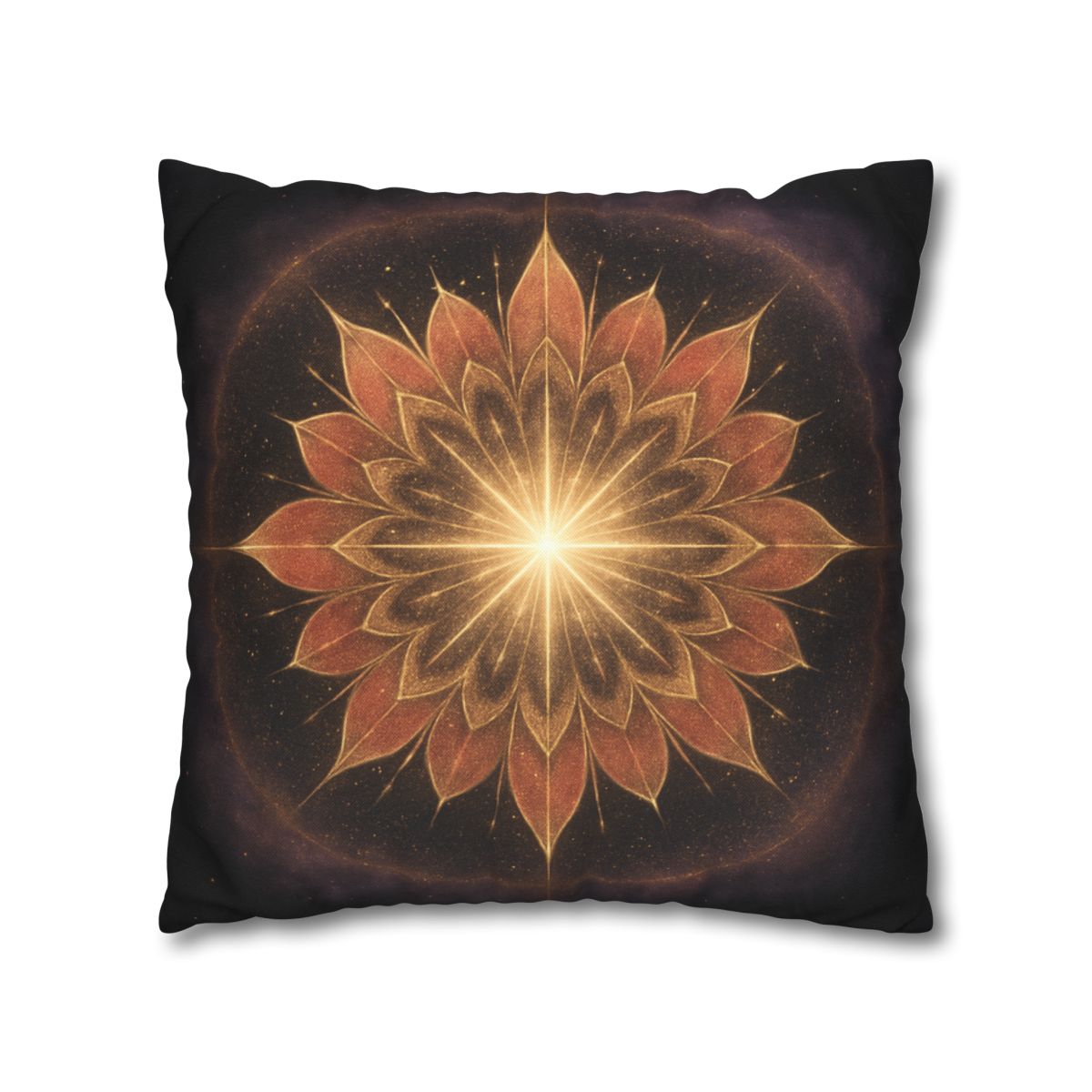 Starburst Petal Crown soft cotton pillow cases
