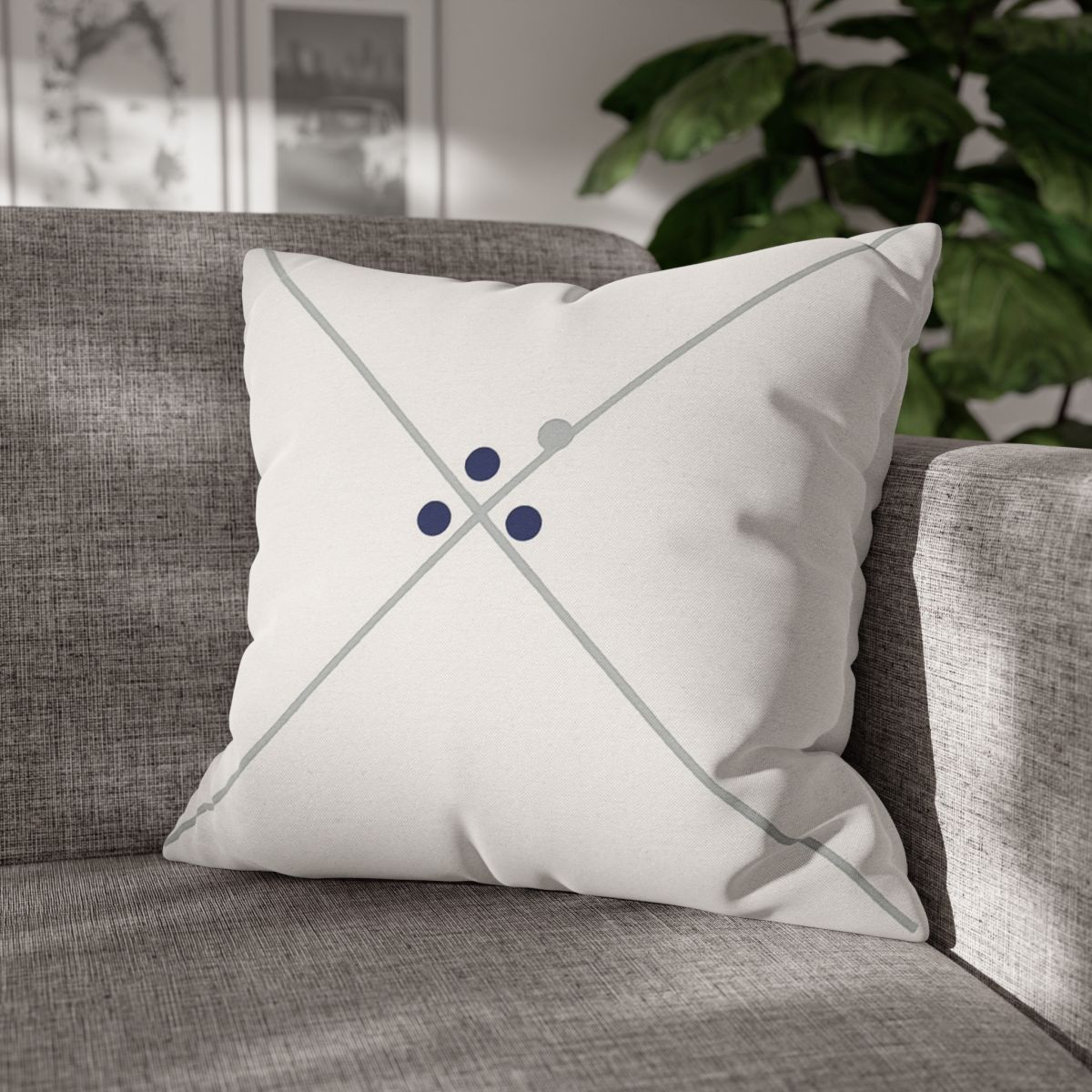 Diagonal Pair And Nested Dot Cluster comfortable bedding pillow covers