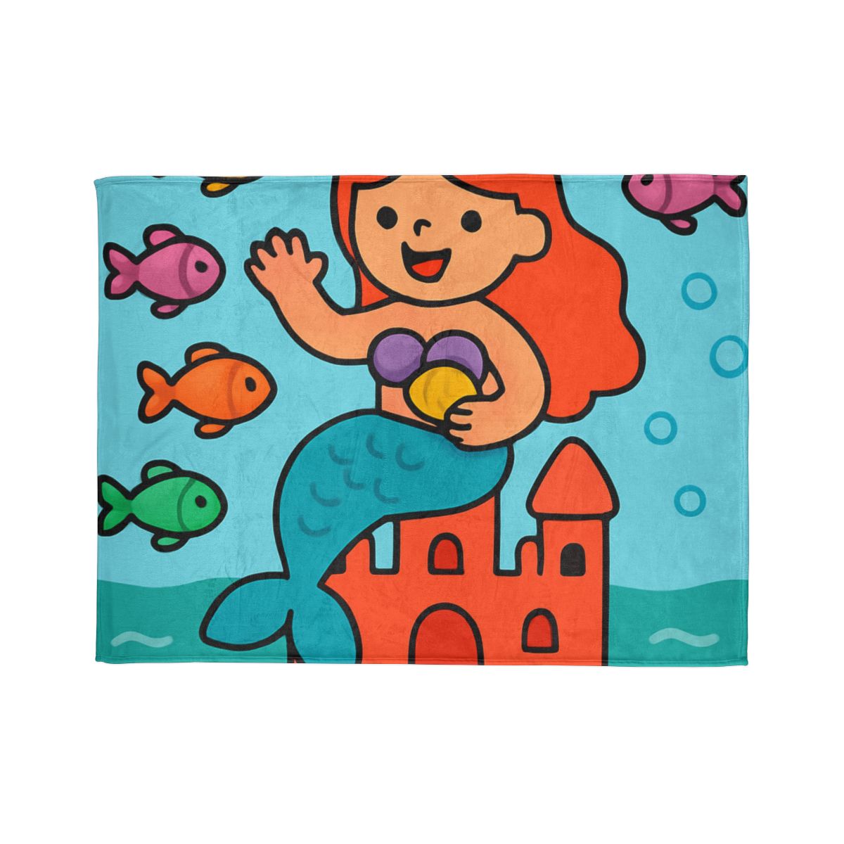 Coral Castle Mermaid warm winter blankets