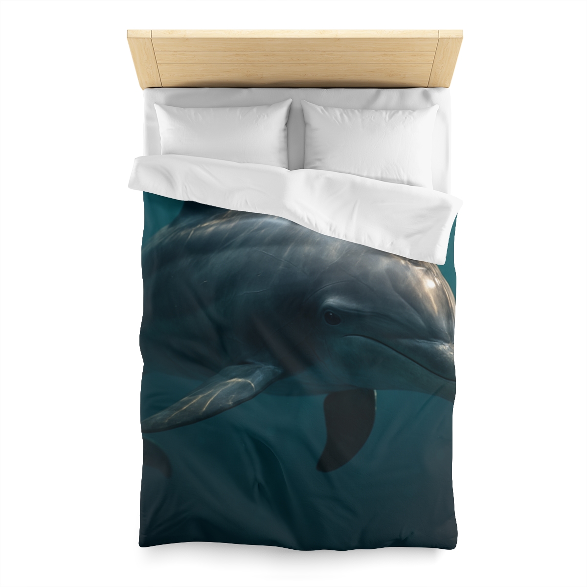 Nebula Drift Bottlenose Dolphin soft comforter duvets
