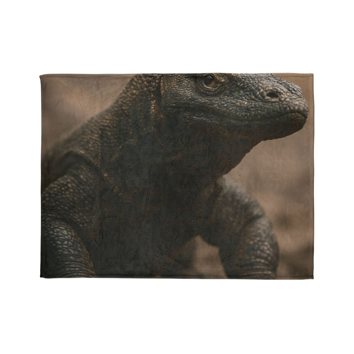Ancient Sentinel Komodo Dragon soft fleece blankets