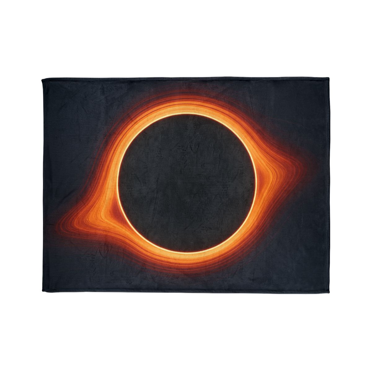 Black Hole Silhouette stylish throw blankets