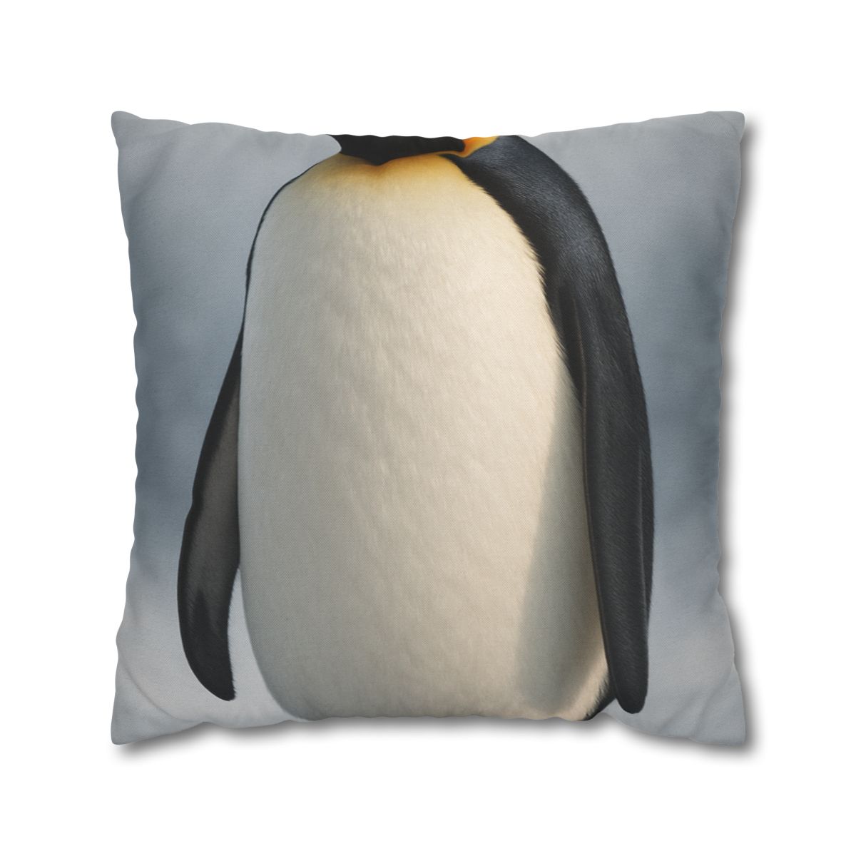 Frost Line Emperor Penguin designer print pillow cases