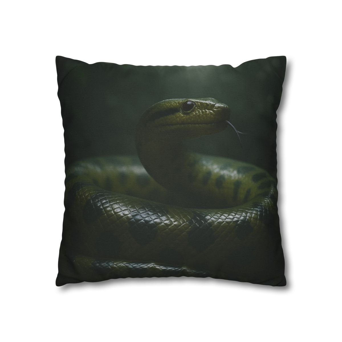 Starlit Coil Green Anaconda comfortable bedding pillow covers