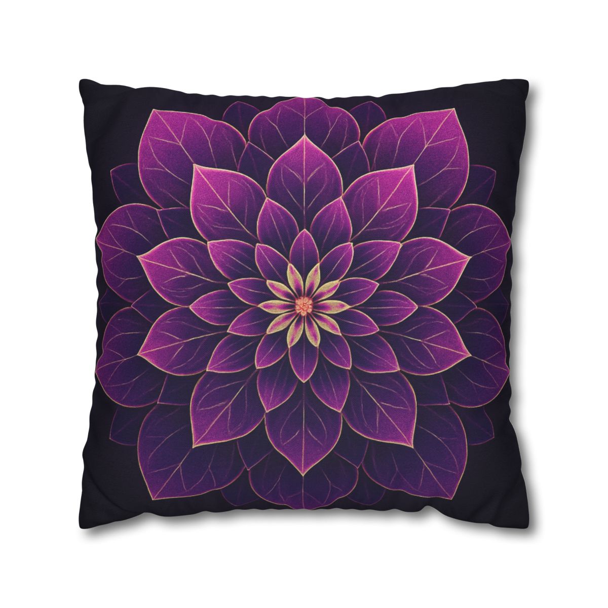 Petal Prism Mandala custom pillow cases