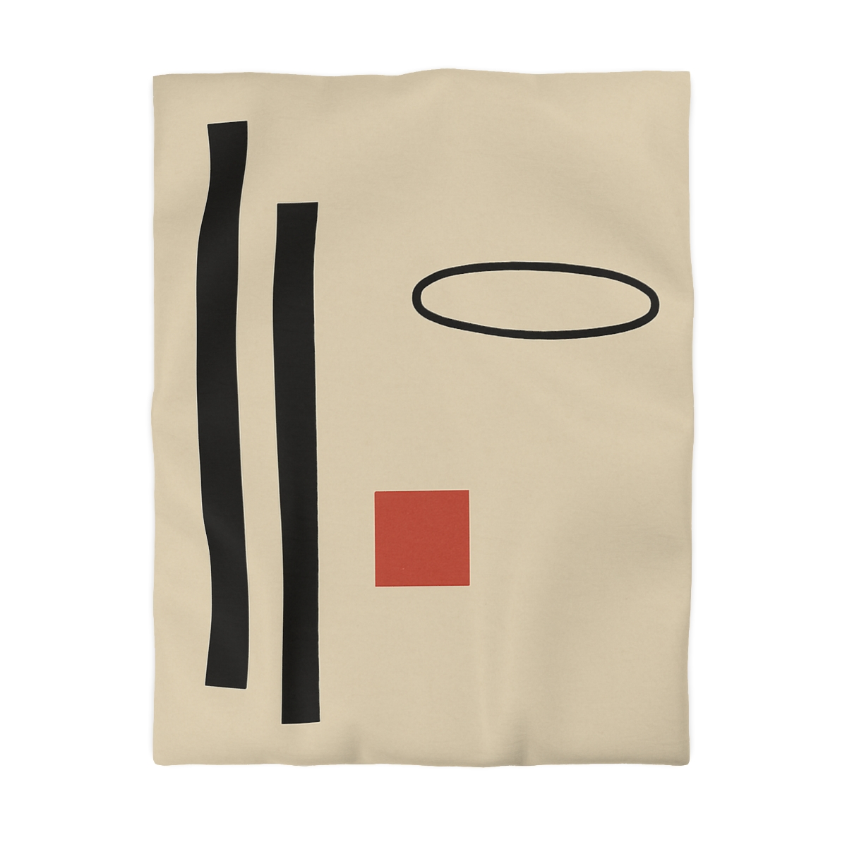 Aligned Posts With Floating Oval stylish duvet covers