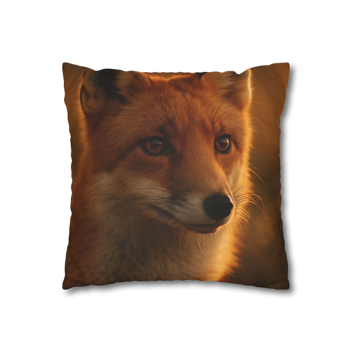 Crimson Whisper Red Fox soft cotton pillow cases