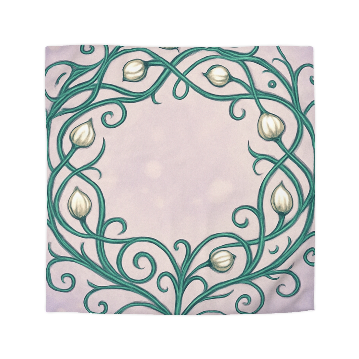 Vine Lattice Halo designer printed duvets