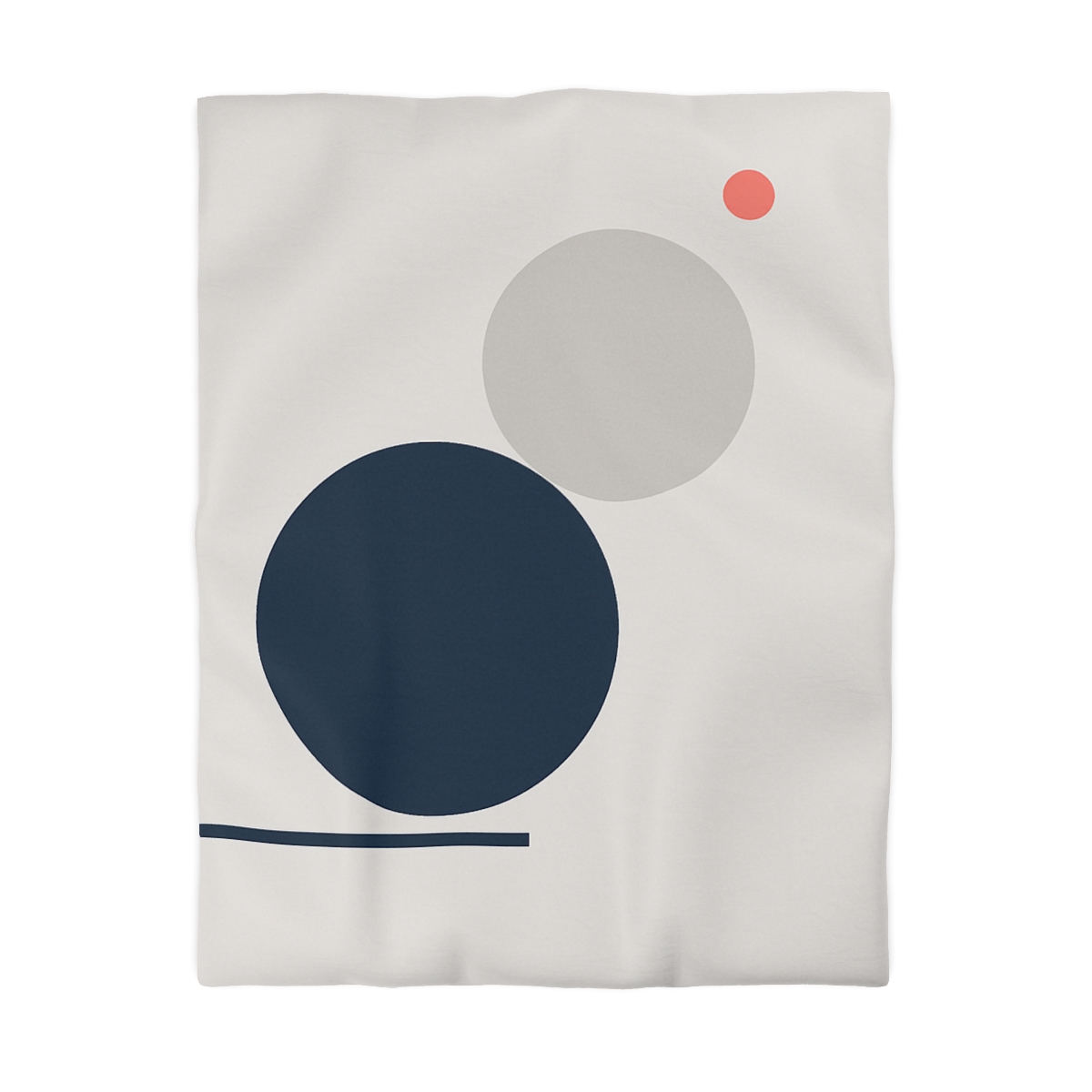 Three Orbiting Forms personalized bedding duvets