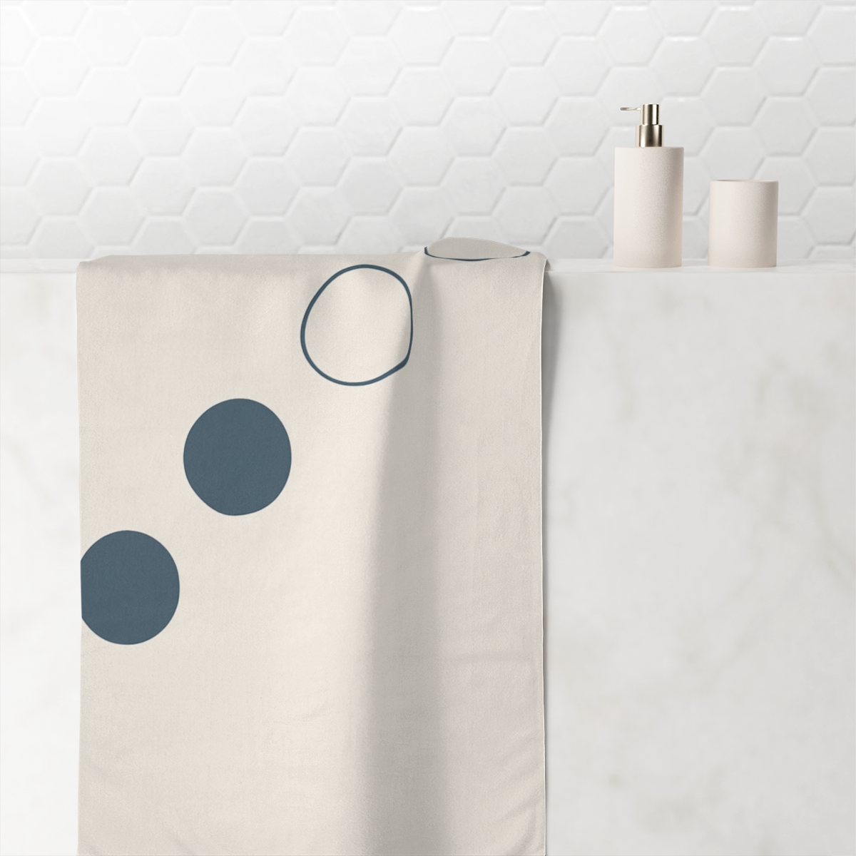 Stepped Circle Ladder comfortable face towels