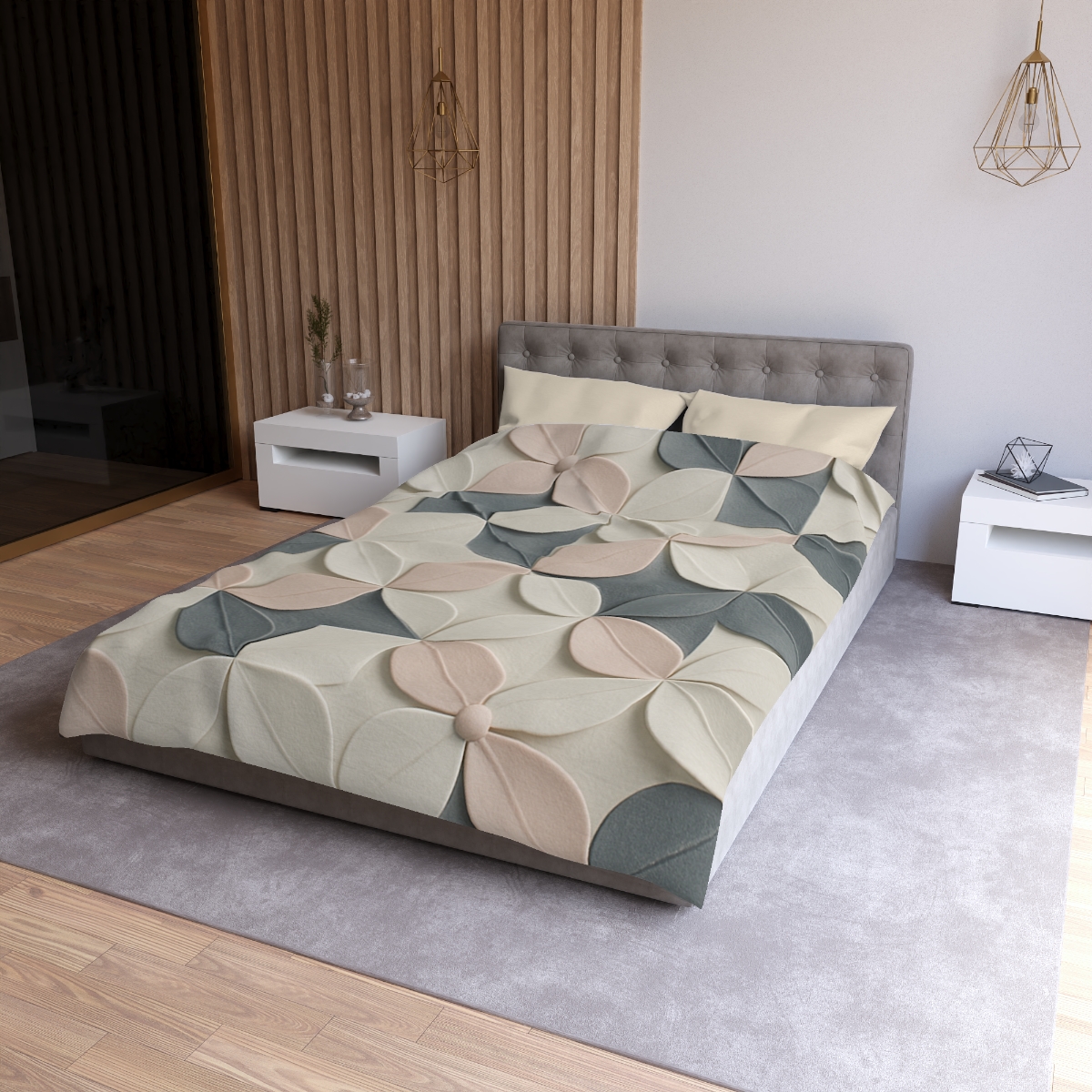 Blossom Fold Tessellation personalized bedding duvets