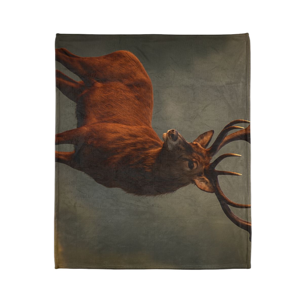 Red Deer Dawn Majesty designer printed blankets