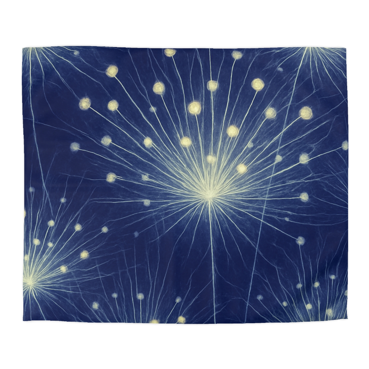 Stamen Burst Radiograph custom duvets