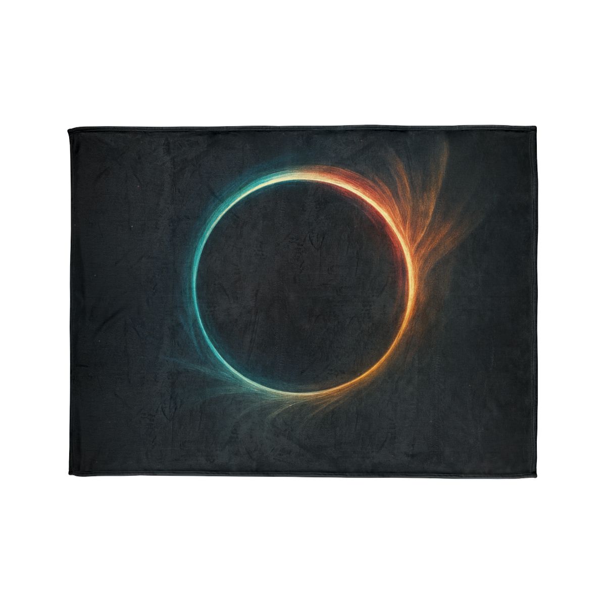 Prismatic Event Horizon Bloom soft fleece blankets