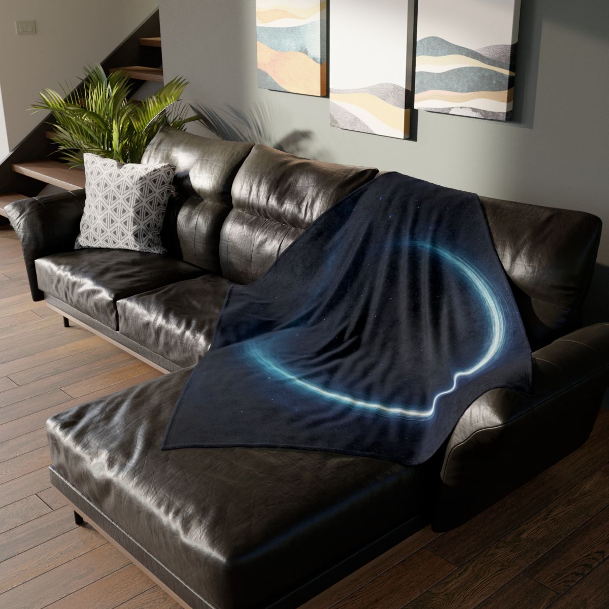 Lensing Mirage Bloom personalized cozy blankets