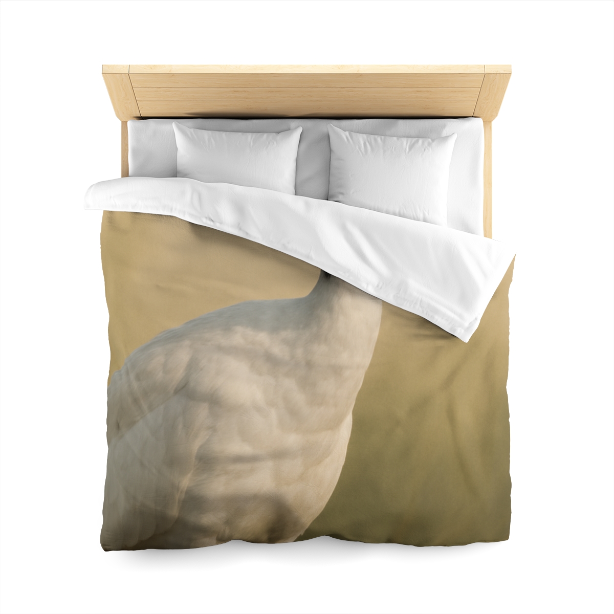 Quiet Halo Red Crowned Crane warm winter duvets