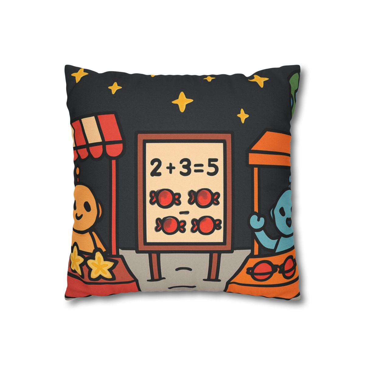 Moonlight Market Run By Friendly Robots custom pillow cases