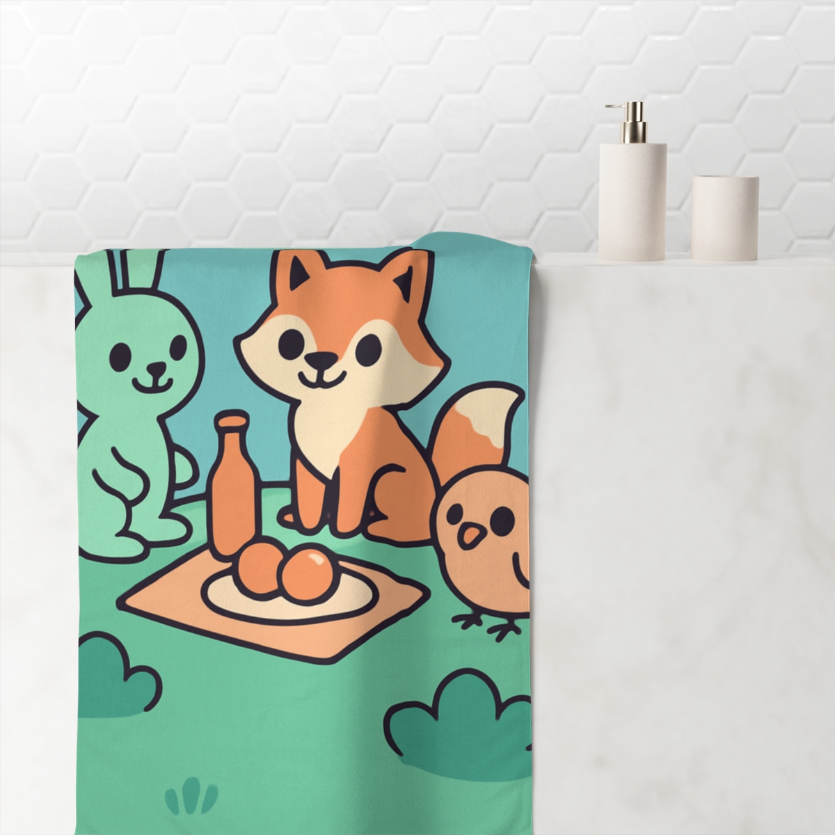 Planet Picnic Pals unique gift towels