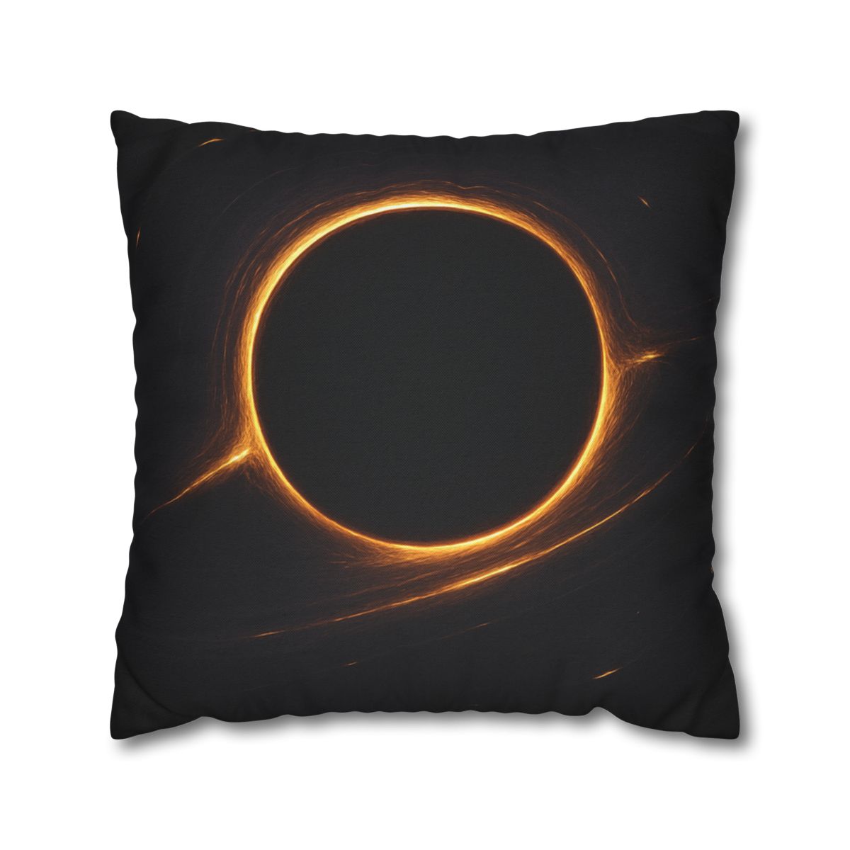 Black Hole Silhouette trendy patterned pillow cases
