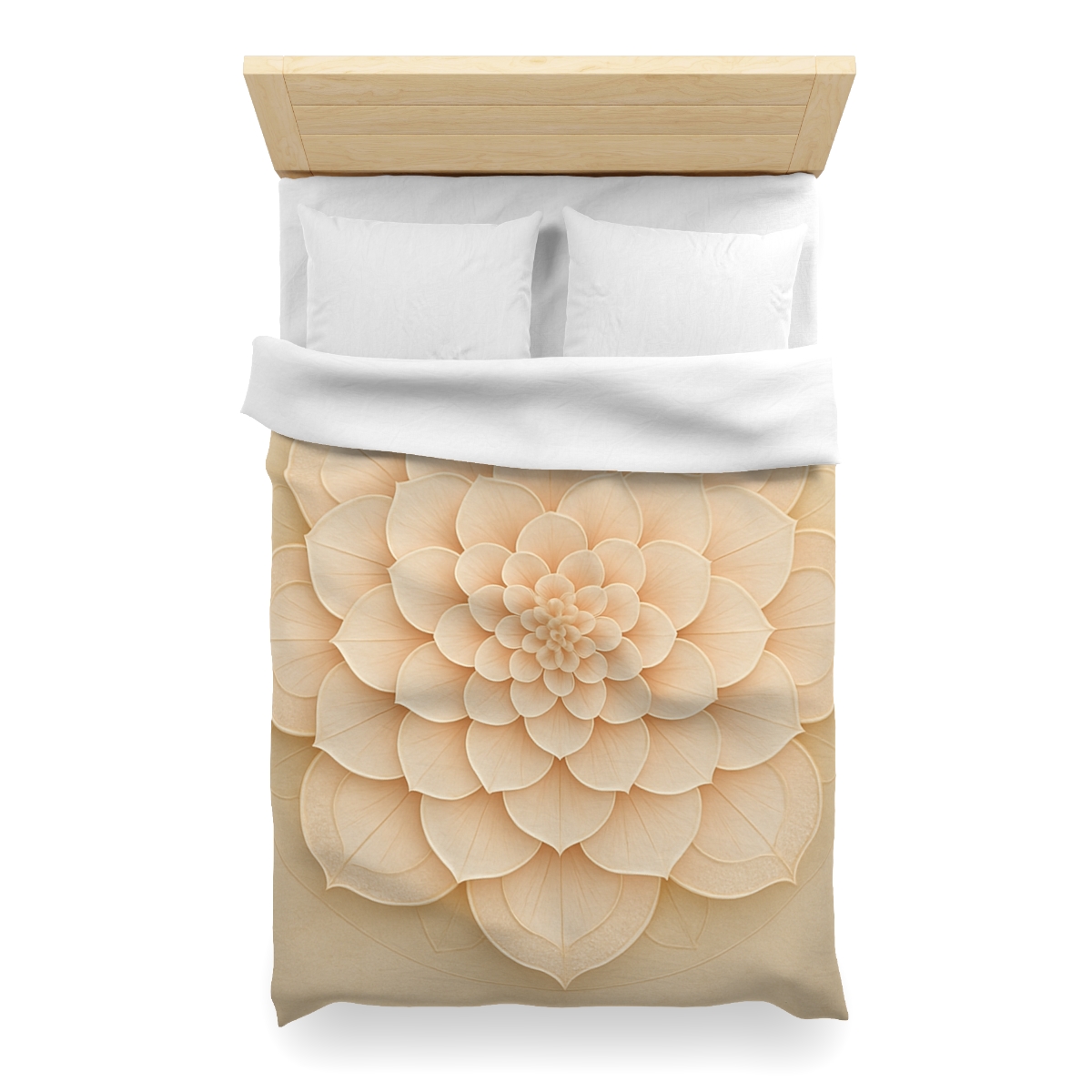 Petal Mosaic Halo designer printed duvets