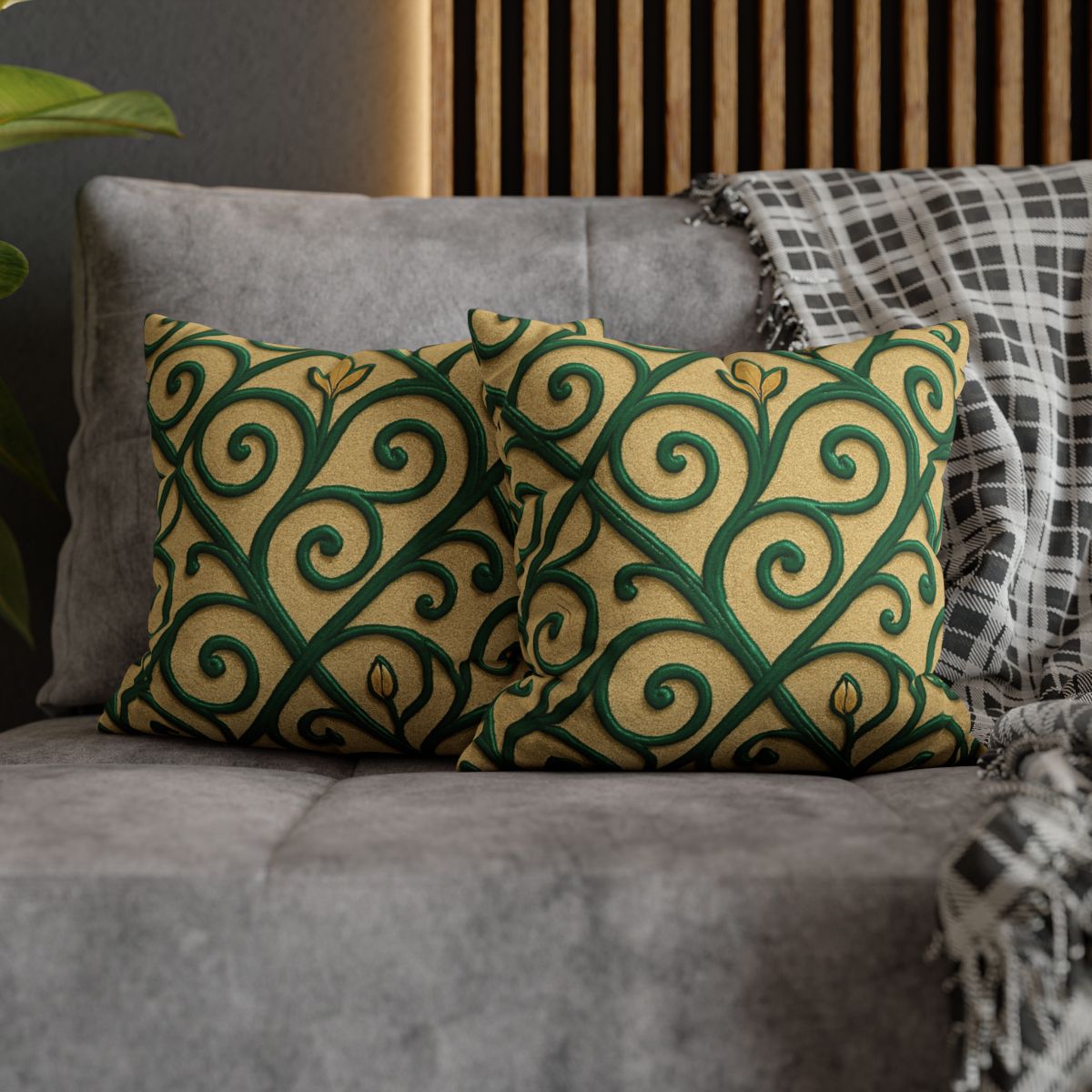 Vine Curl Lattice unique gift pillow cases